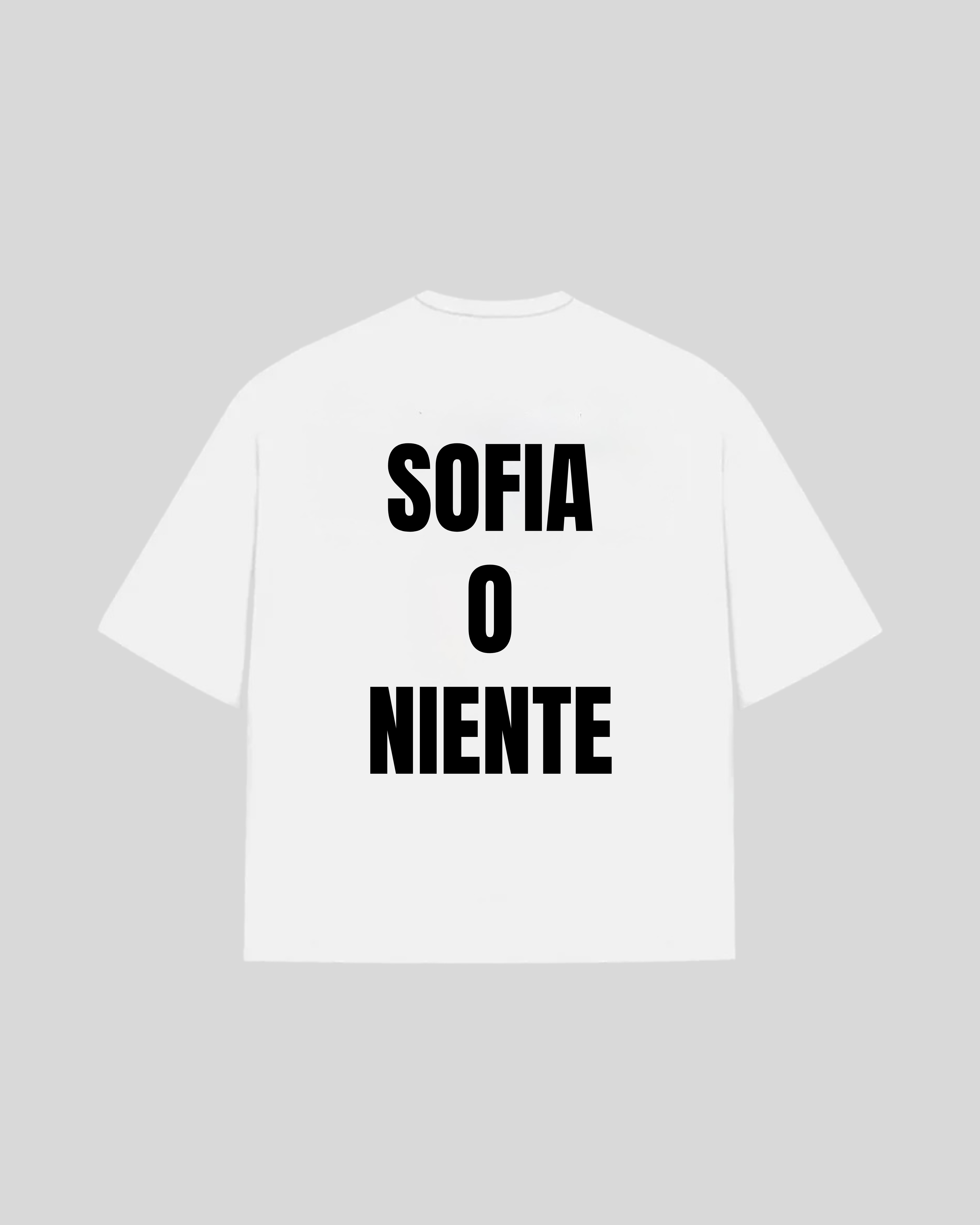 "SOFIA O NIENTE" Oversized T-Shirt