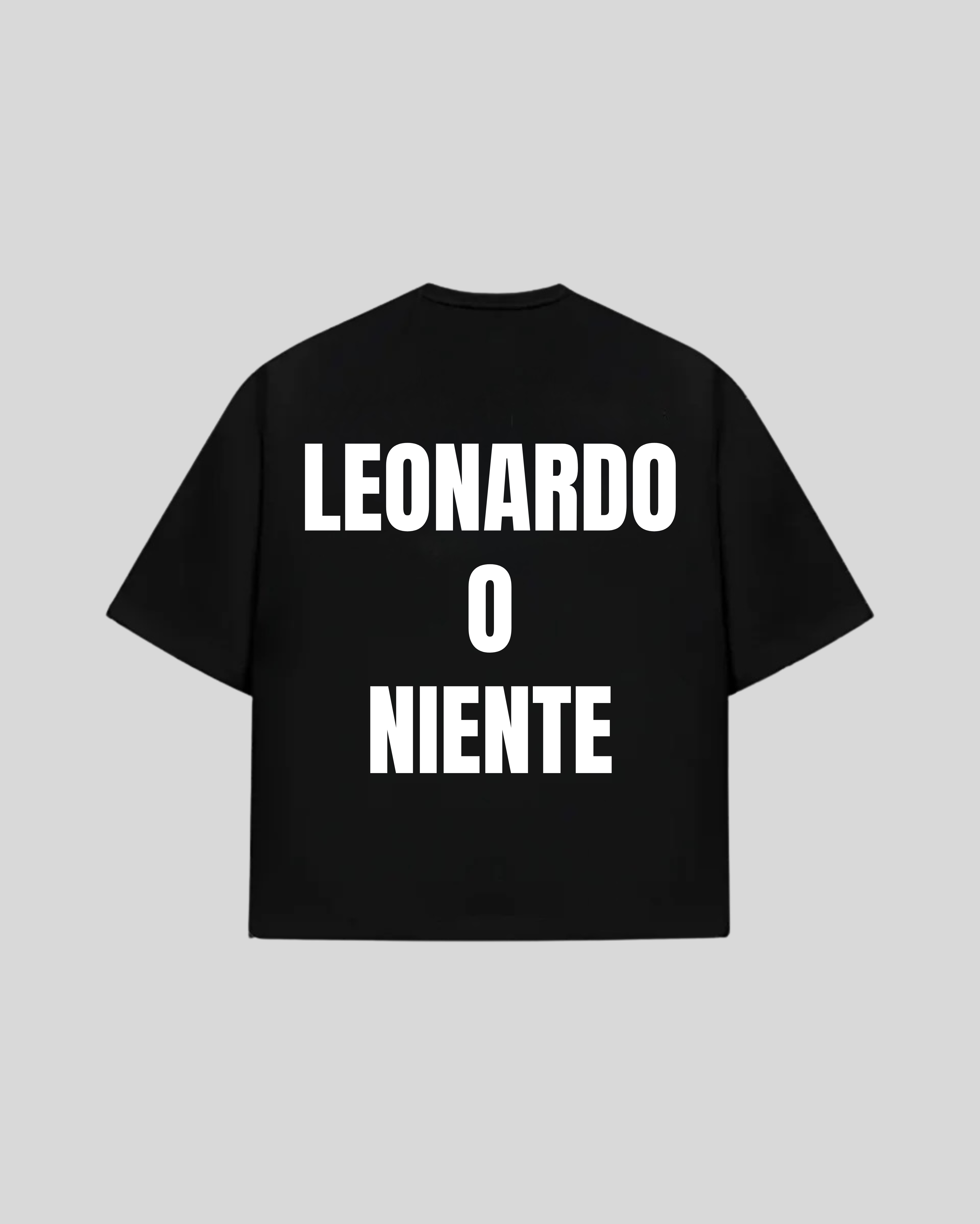 "LEONARDO O NIENTE" Oversized T-Shirt
