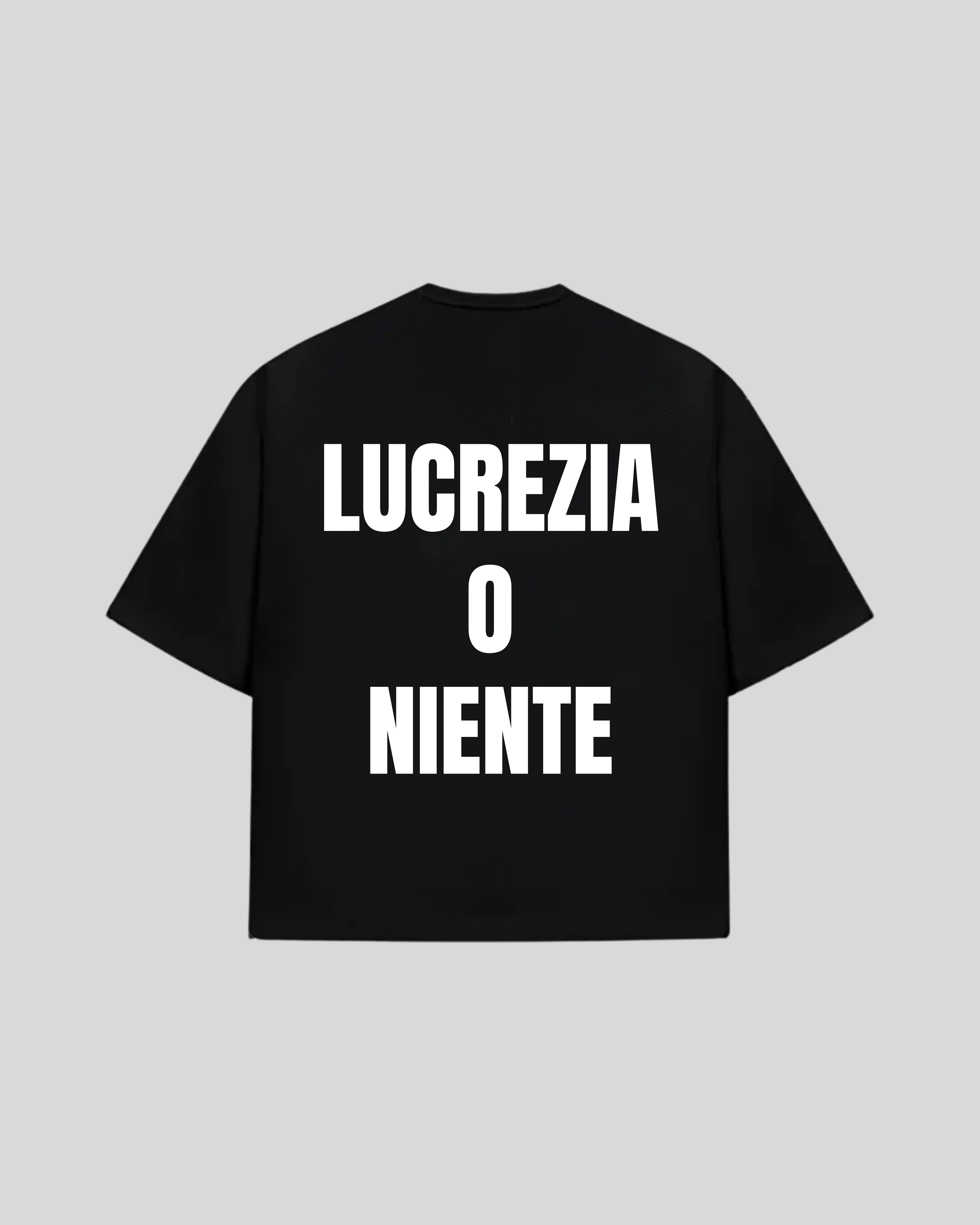 "LUCREZIA O NIENTE" Oversized T-Shirt
