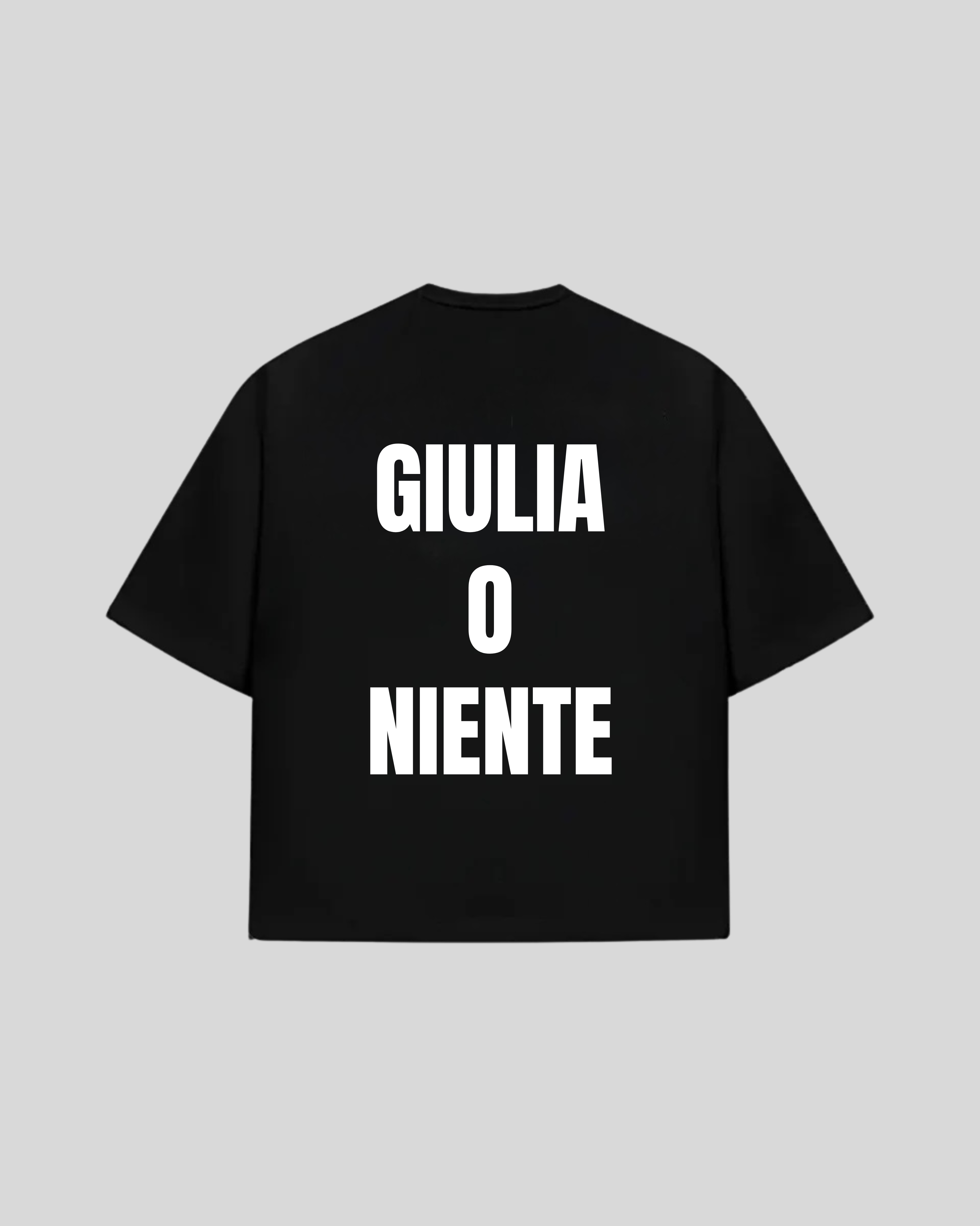 "GIULIA O NIENTE" Oversized T-Shirt