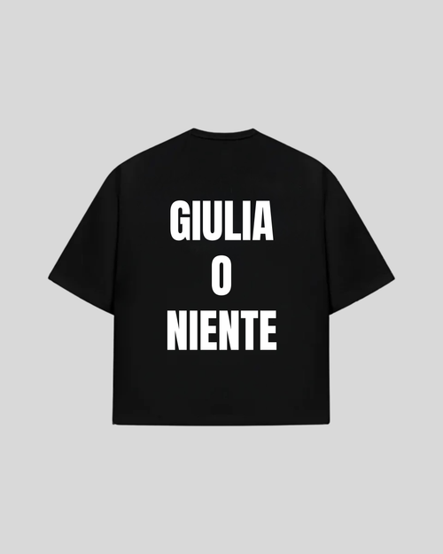 "GIULIA O NIENTE" Oversized T-Shirt