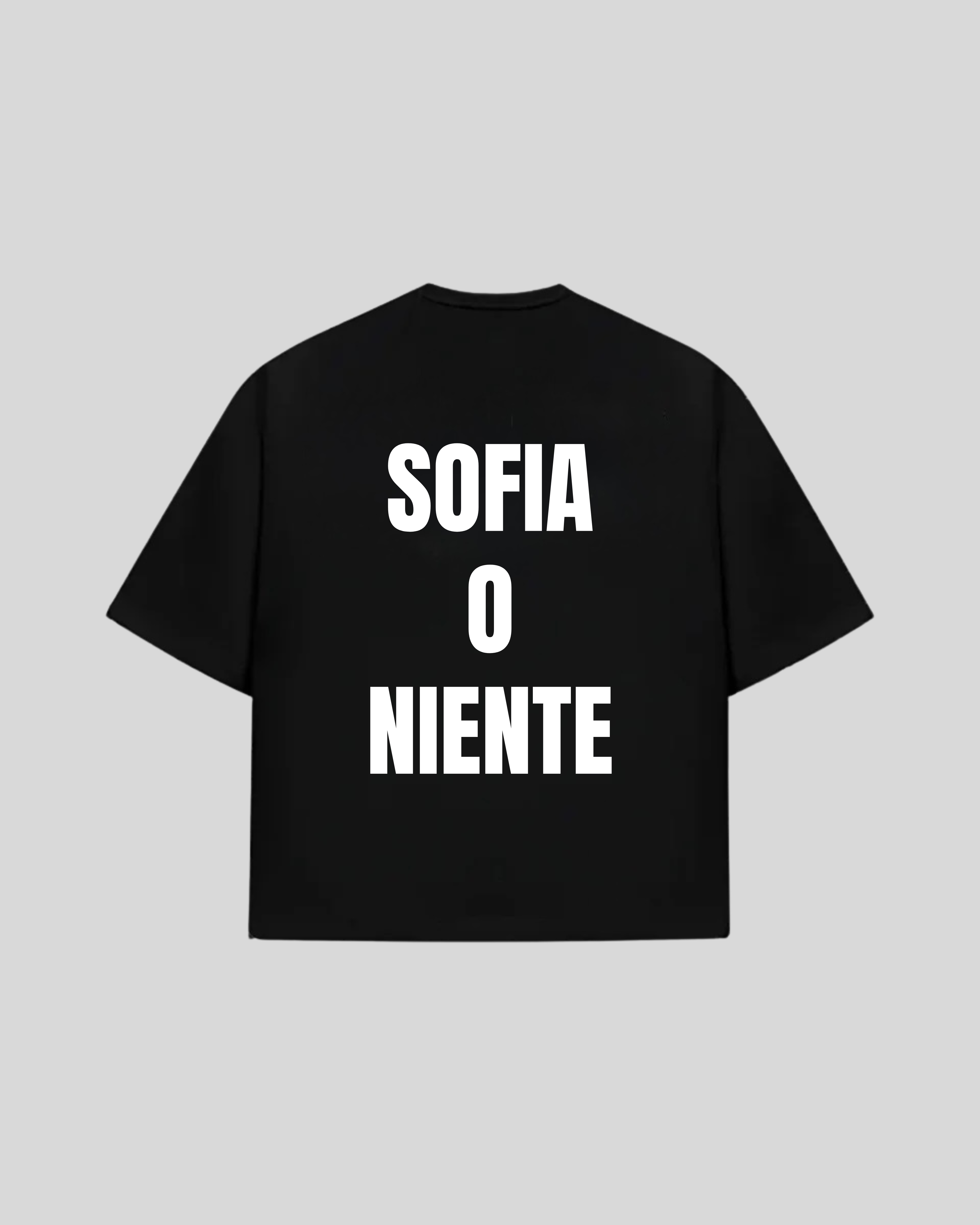 "SOFIA O NIENTE" Oversized T-Shirt