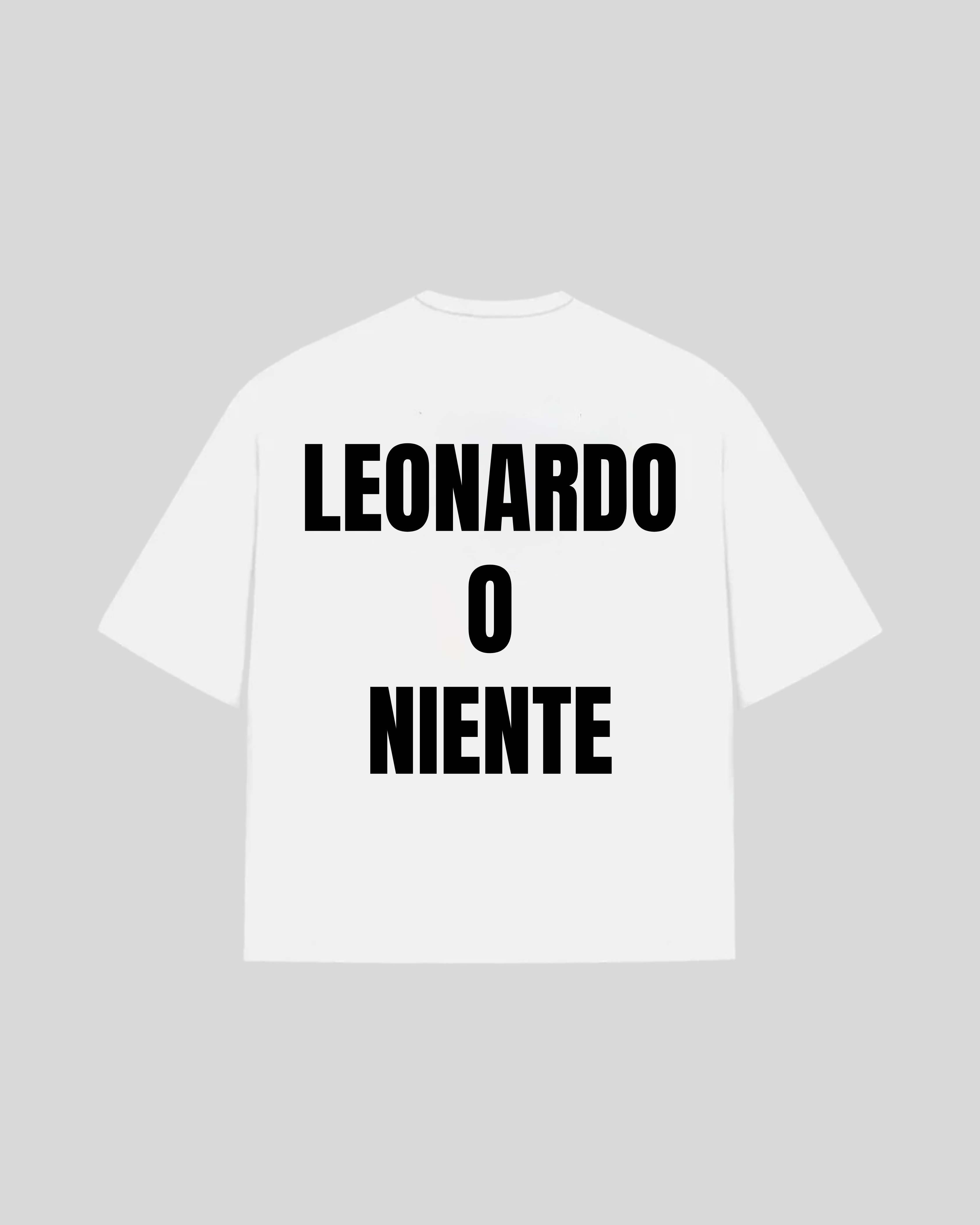 "LEONARDO O NIENTE" Oversized T-Shirt