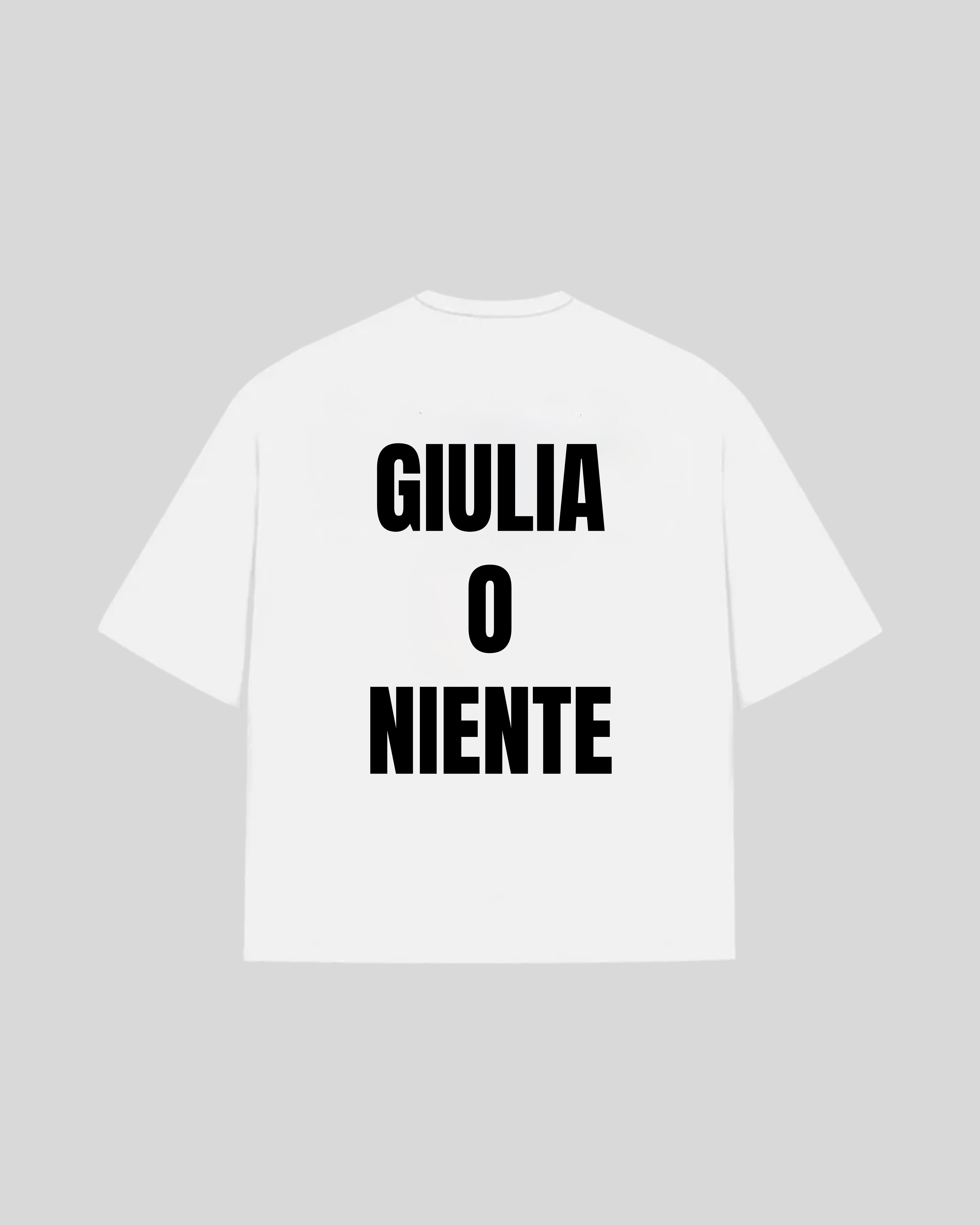 "GIULIA O NIENTE" Oversized T-Shirt